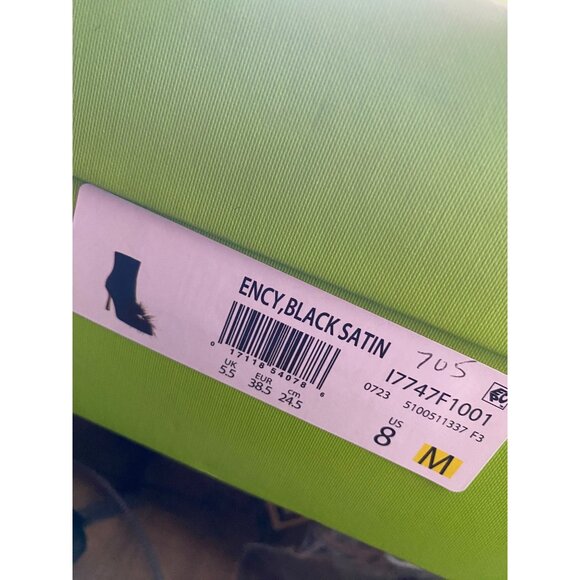 Sam Edelman Womens Black Ency Feather Cushioned Booties Black Size 8 M Defected - Picture 5 of 5